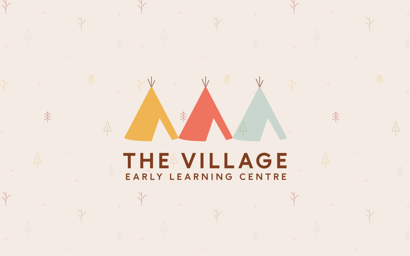 The Village ELC - Full Logo Mockup